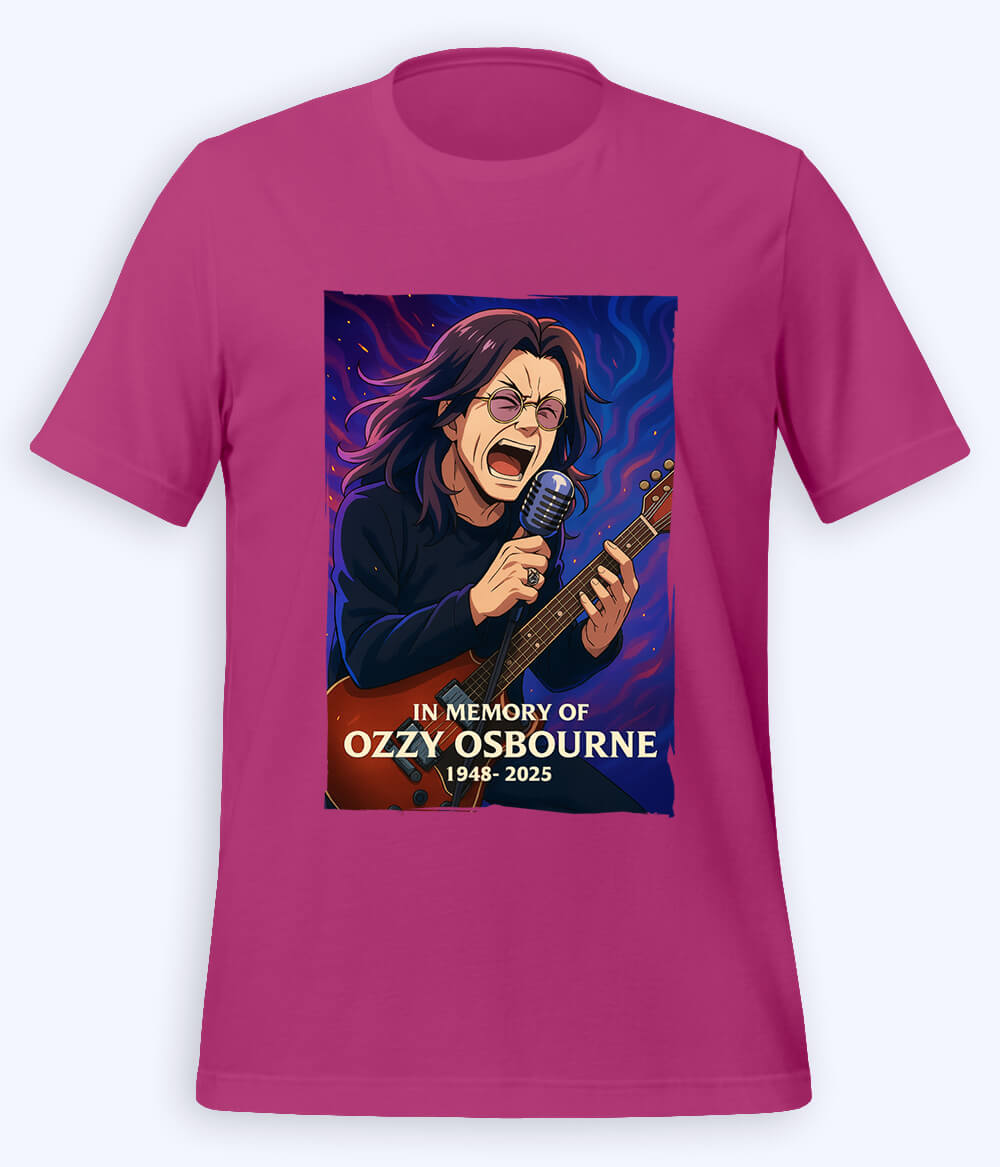 Light Purple Ozzy Osbourne T-Shirt (Unisex)
