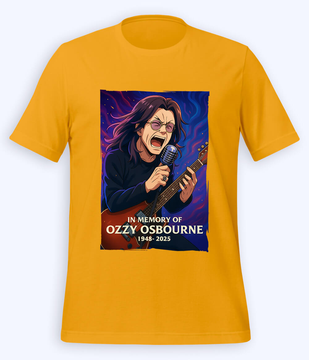 Mustard Ozzy Osbourne T-Shirt (Unisex)