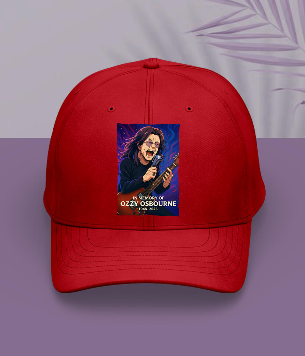 Red Ozzy Osbourne Cap