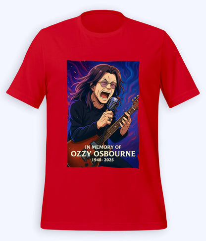 Red Ozzy Osbourne T-Shirt (Unisex)