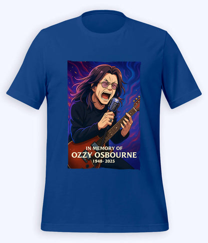 Royal Blue Ozzy Osbourne T-Shirt (Unisex)