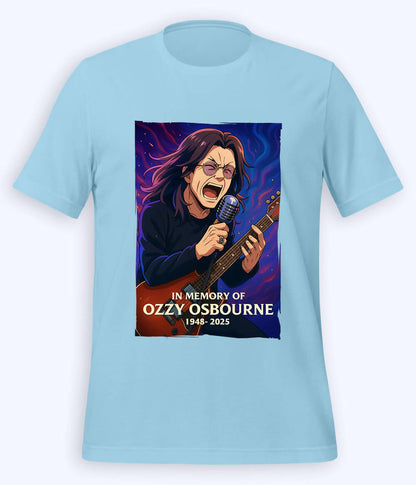 Sky Blue Ozzy Osbourne T-Shirt (Unisex)
