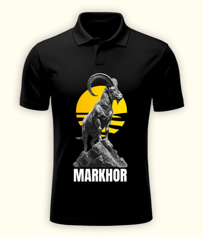 Pakistan Markhor Graphic Polo T-Shirt 
