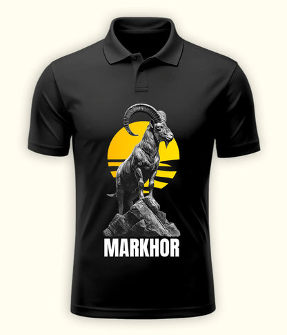 Pakistan Markhor Graphic Polo T-Shirt 