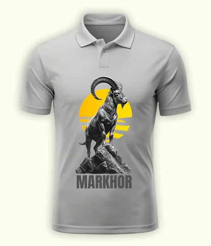 Pakistan Markhor Graphic Polo T-Shirt 
