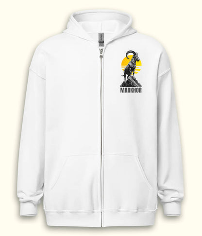 Pakistan National Animal Graphic Zipper Hoodie