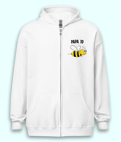 Papa to be Zipper Hoodie