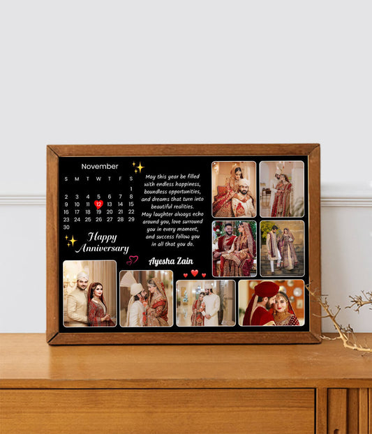 Personalized Happy Anniversary Frame
