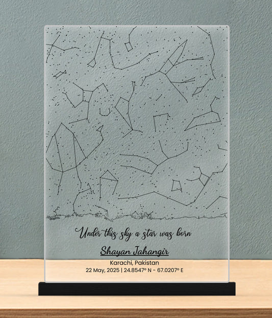 Personalized Star Chart Plaque