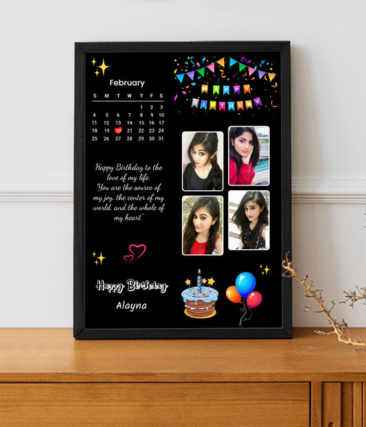 Personalized Birthday Photo Frame