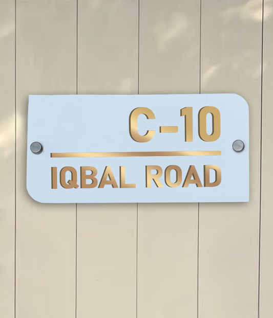 Personalized House Name Plate