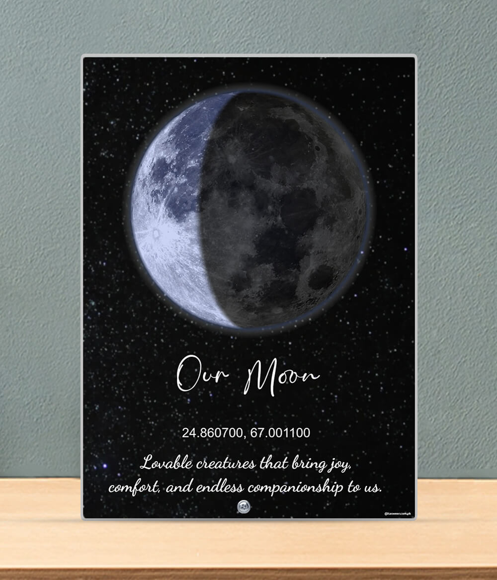 Personalized Moon Phase Plaque
