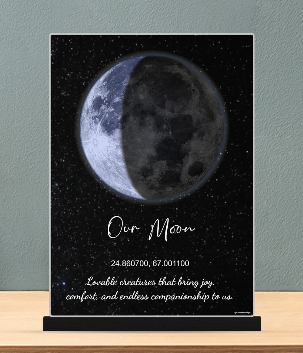 Personalized Moon Phase Plaque