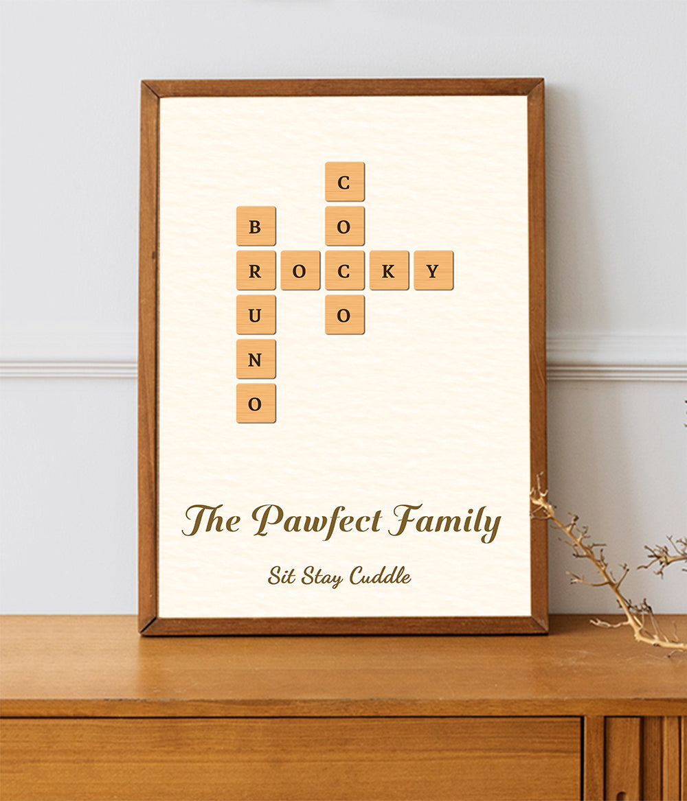 Pet Family Frame (Customizable)