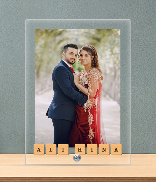 Picture Scrabble Plaque (Customizable)