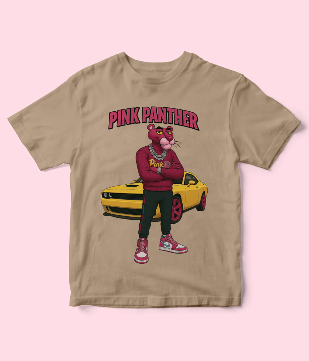 Pink Panther Beige Shirt for Kids