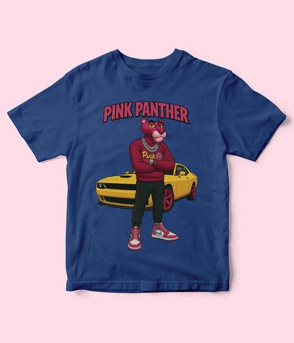 Pink Panther Royal Blue Shirt for Kids