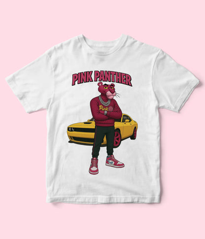 Pink Panther White Shirt for Kids