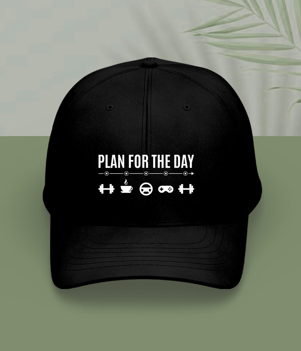 Black Plan For The Day Cap