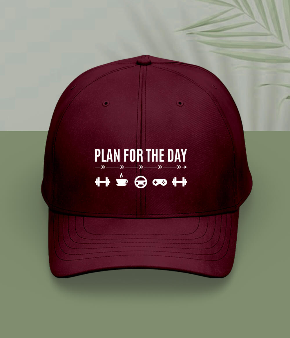 Maroon Plan For The Day Cap