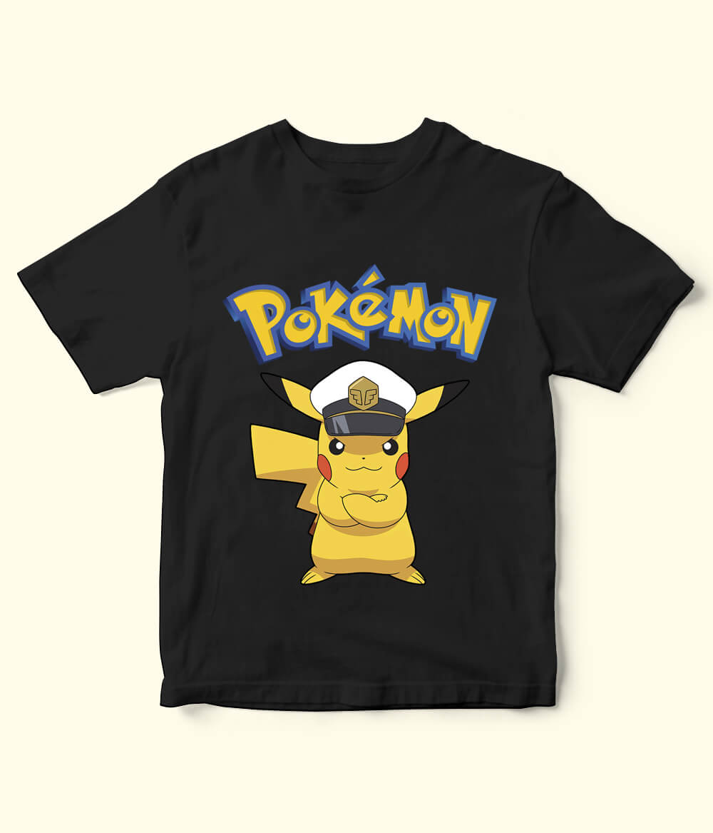 Pokemon Black T-Shirt for Kids