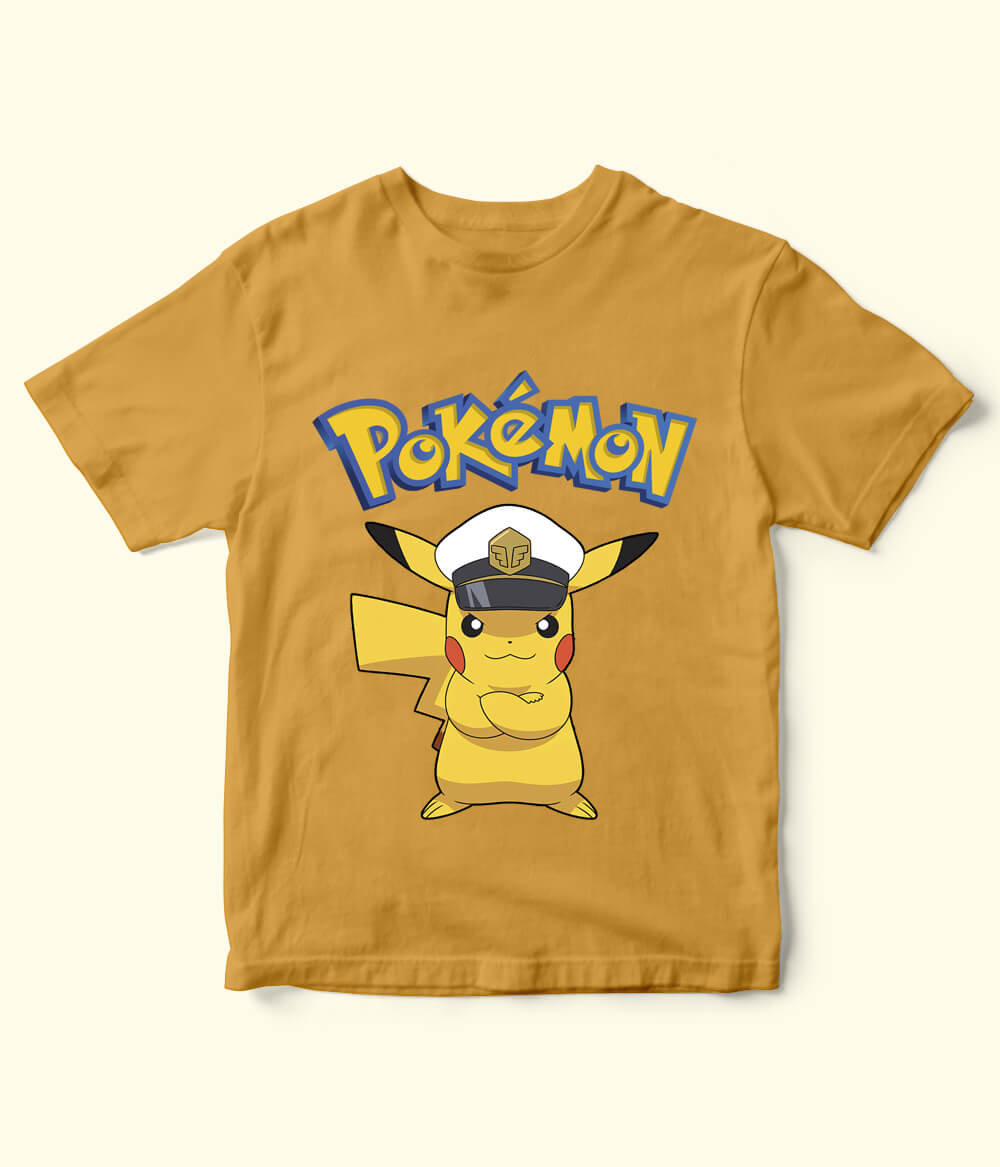 Pokemon Mustard T-Shirt for Kids