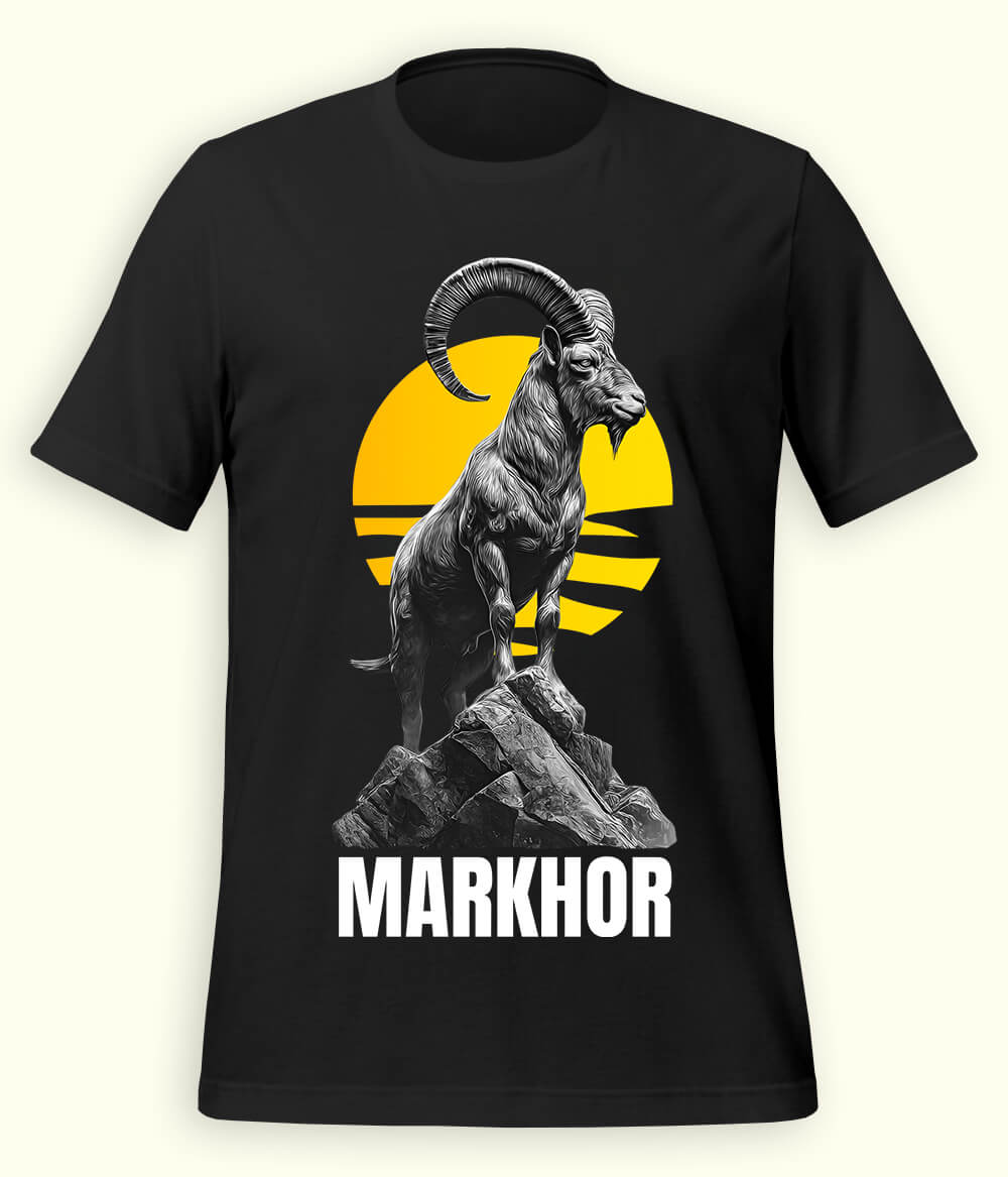 Premium Markhor Design T-Shirt