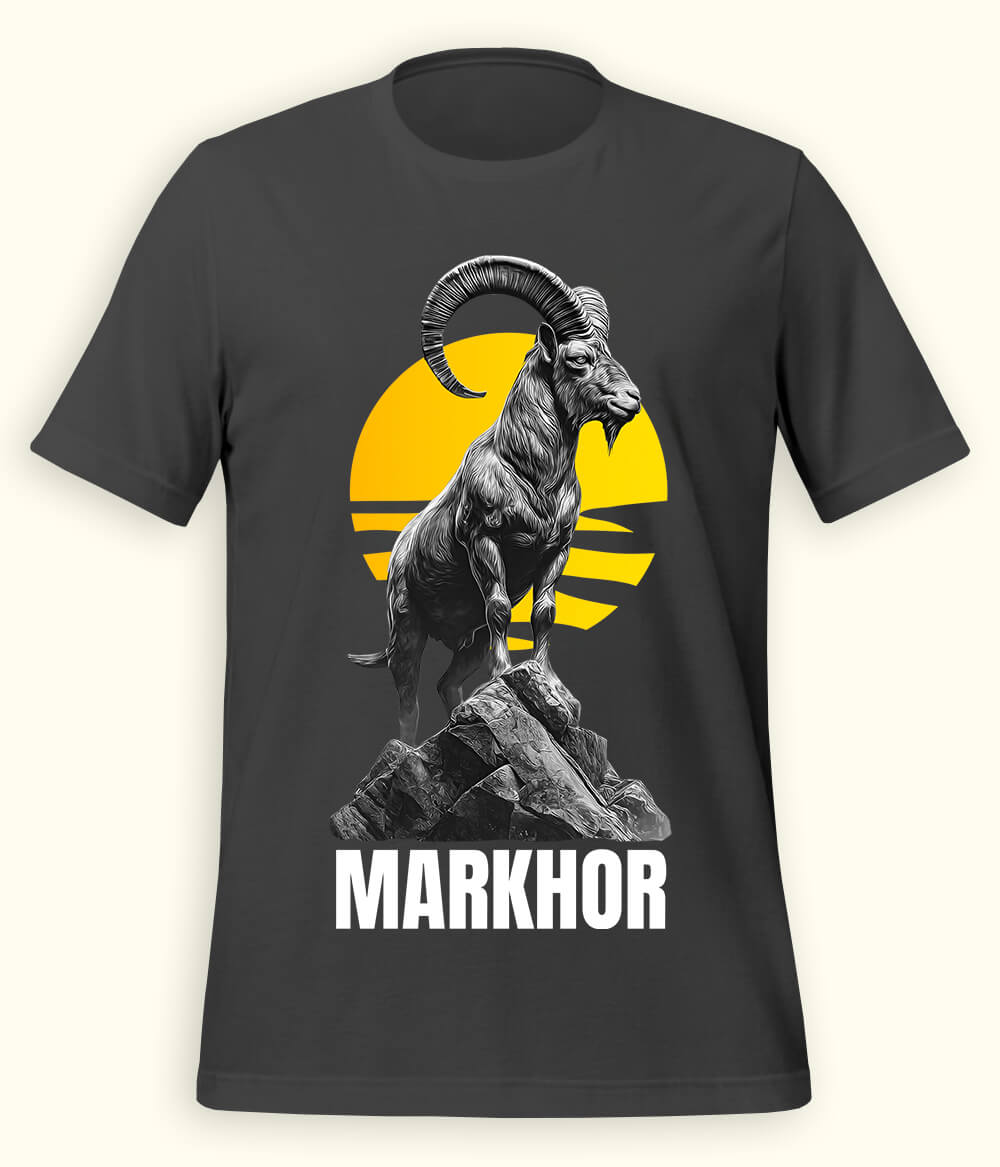 Premium Markhor Design T-Shirt