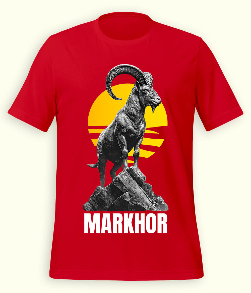 Premium Markhor Design T-Shirt