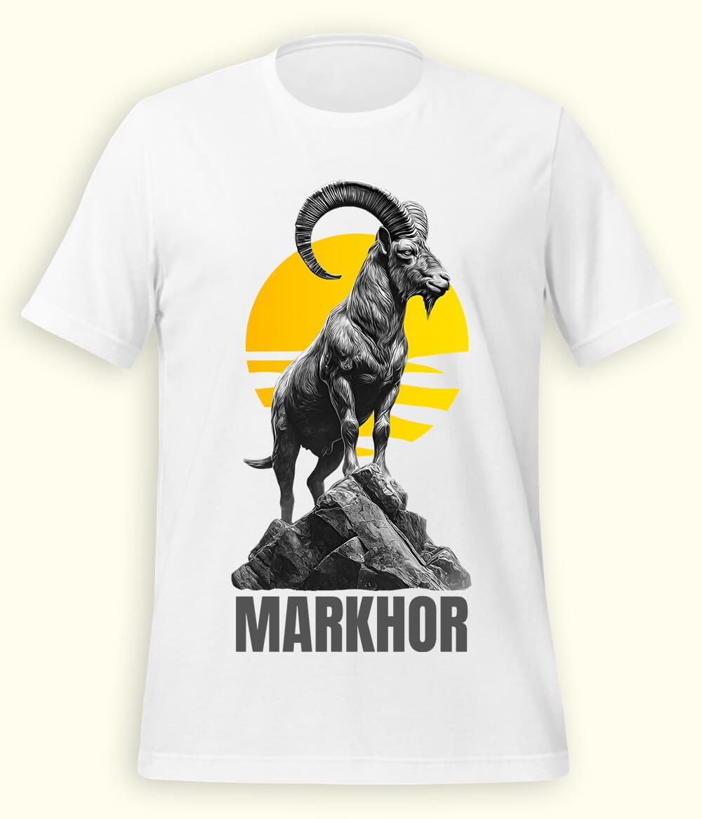 Premium Markhor Design T-Shirt