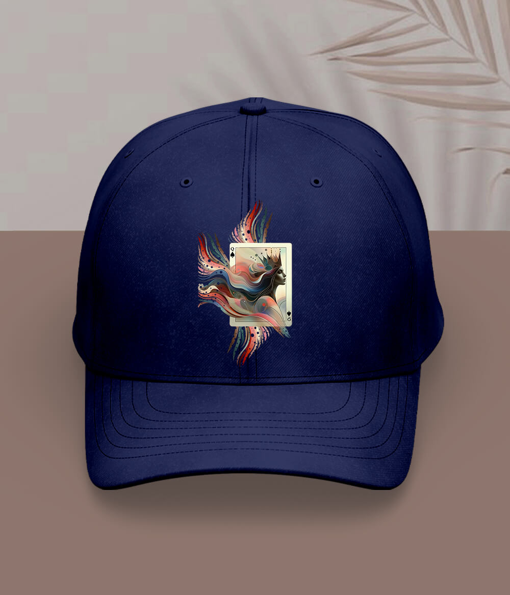 Navy Blue Queen Cap