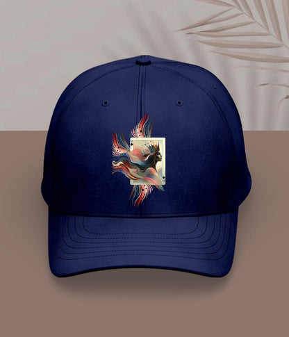 Navy Blue Queen Cap
