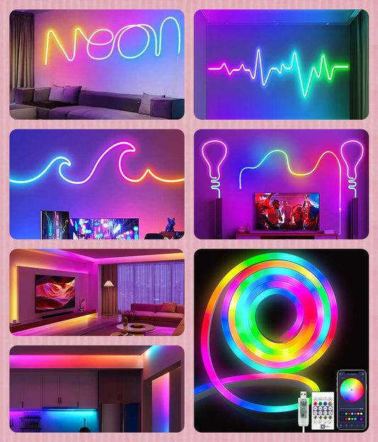 RGB Neon Multi Color Strip with Remote