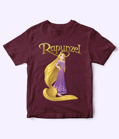 Rapunzel Maroon Shirt for Girls