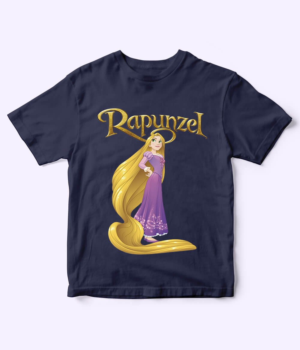 Rapunzel Navy Shirt for Girls