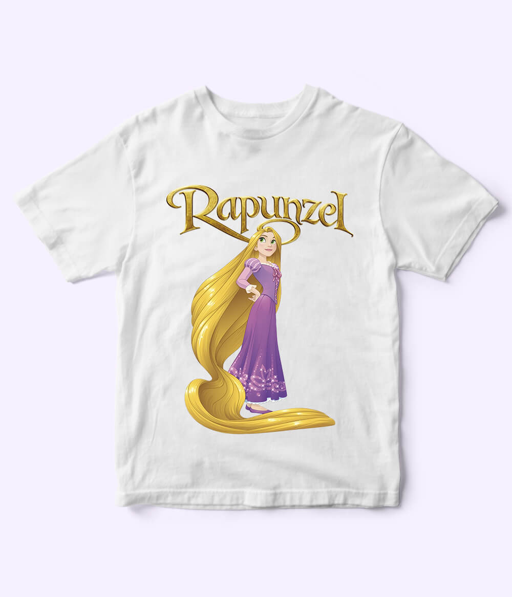Rapunzel White Shirt for Girls