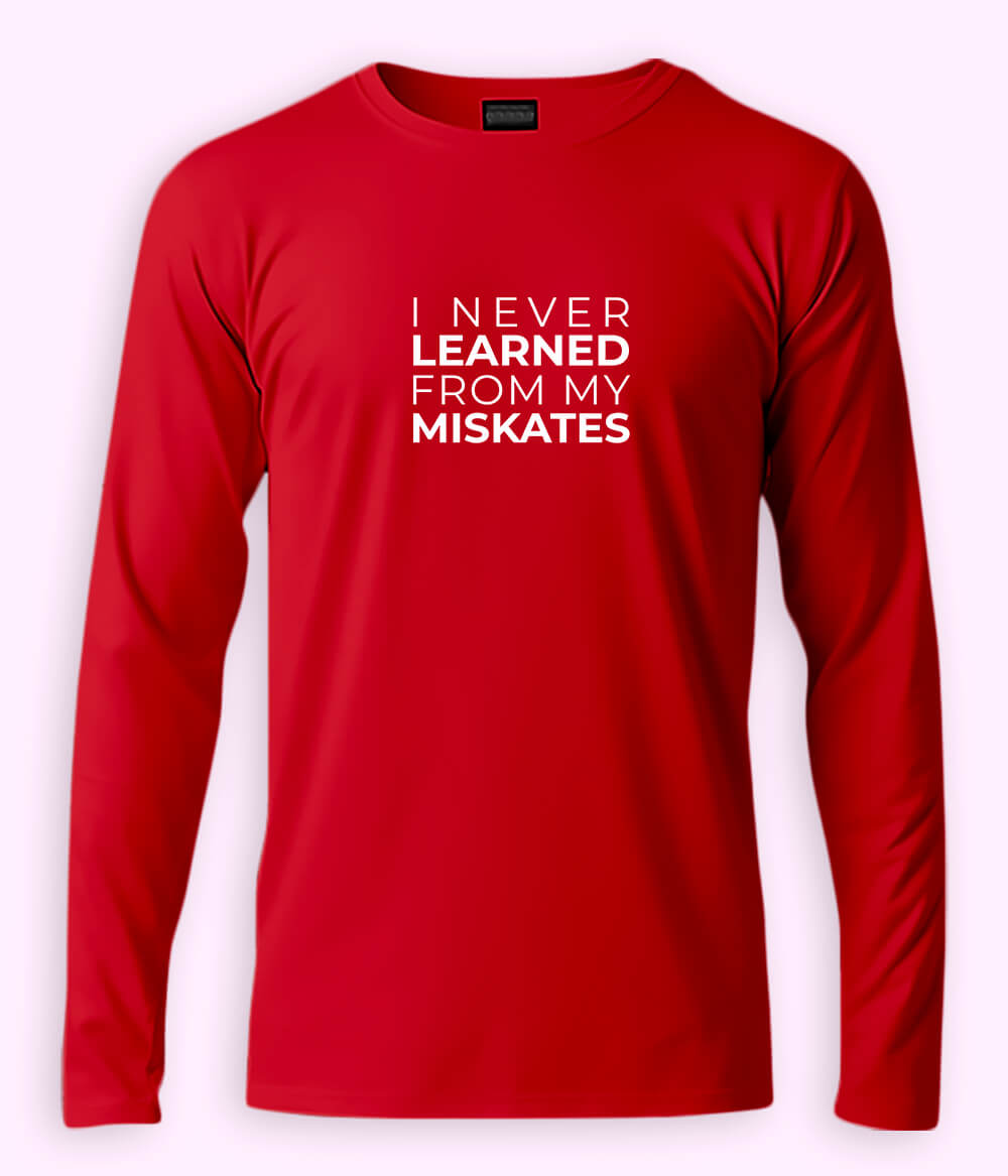 Funny English Quote Long Sleeve T-Shirts (Unisex)