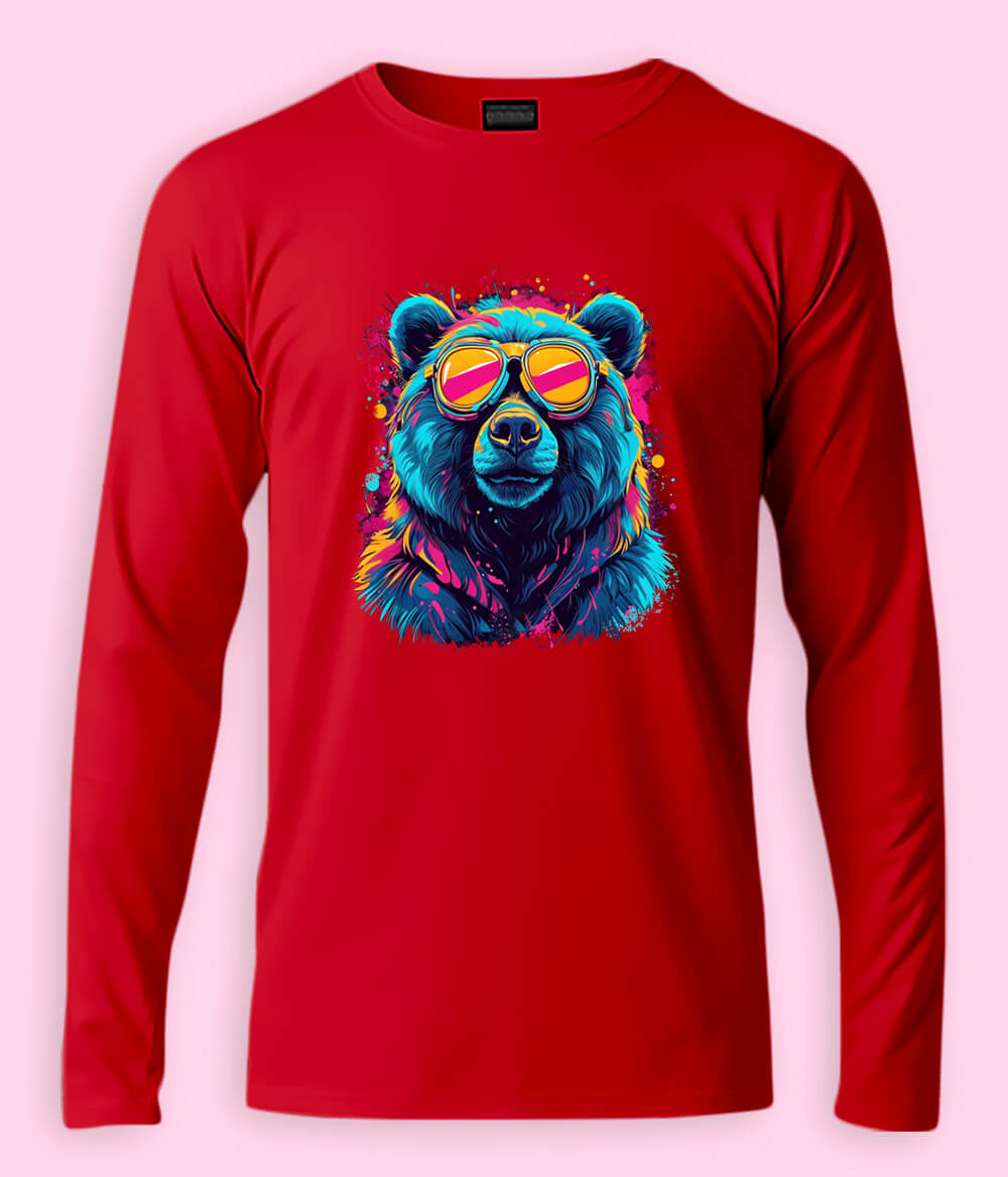 Bear Long Sleeve T-shirt (Unisex)