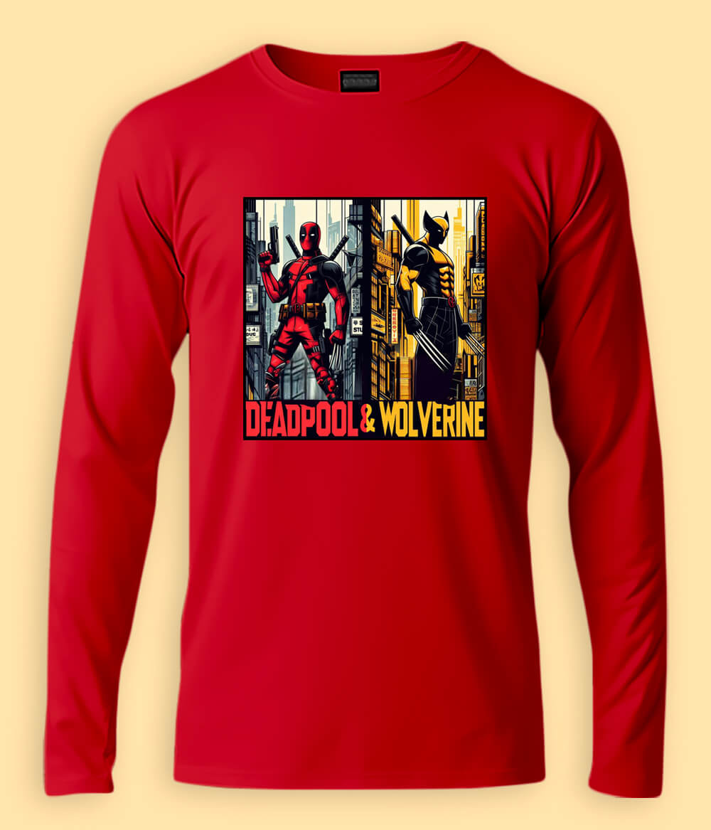 Deadpool & Wolverine Full Sleeve T-Shirt