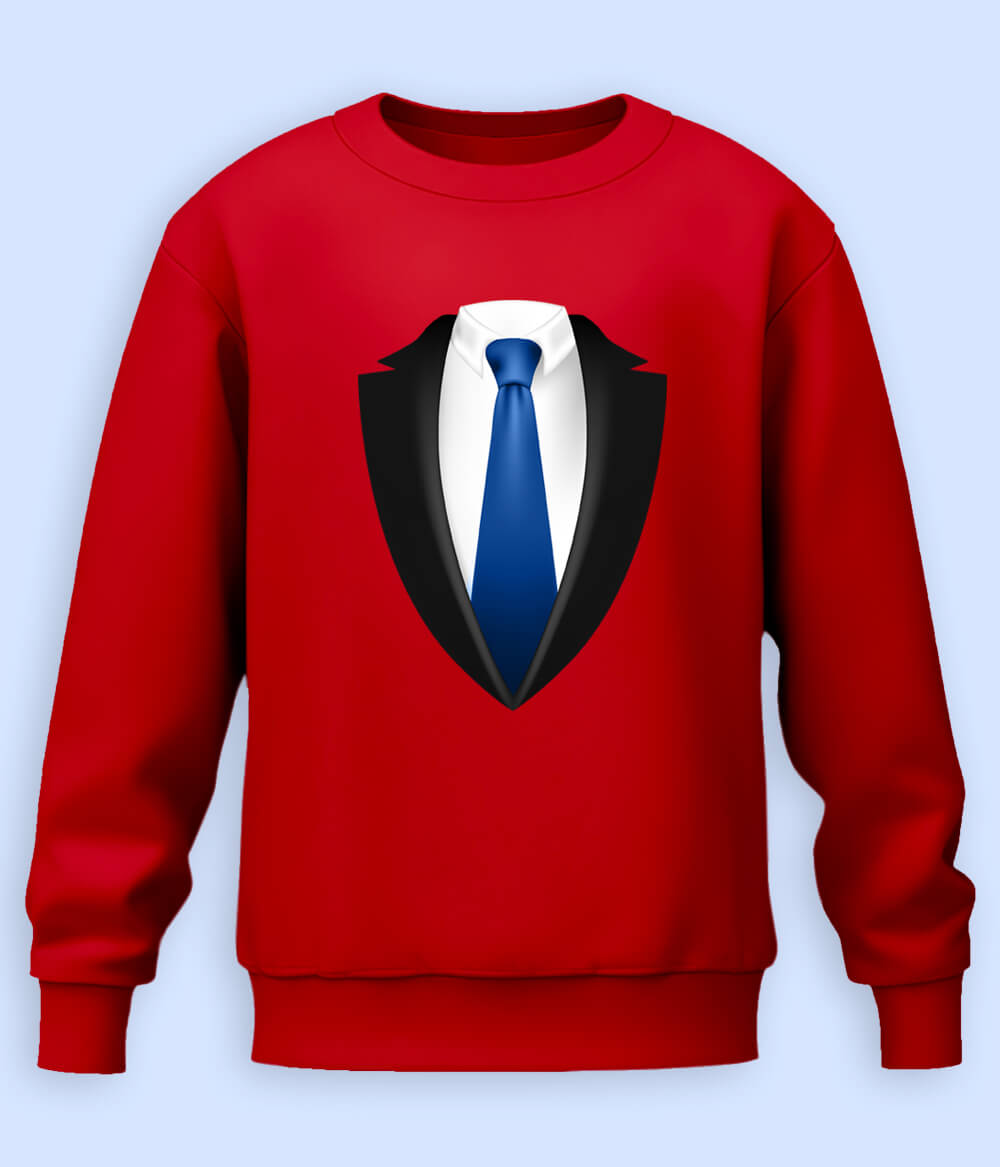 Formal Suit Graphic Sweatshirts