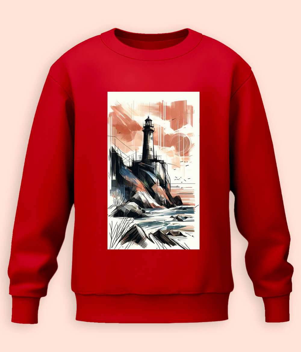 Gift for Ocean Lovers Lighthouse Sweatshirt