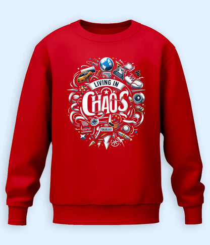 I Live in Chaos Sweatshirt (Unisex)