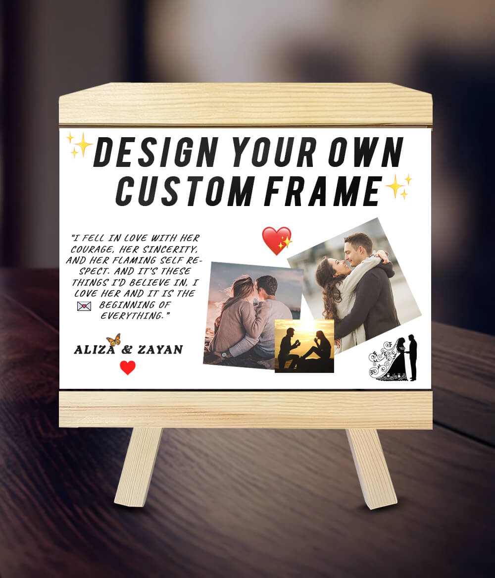 Resin Photo Frame (Customizable)