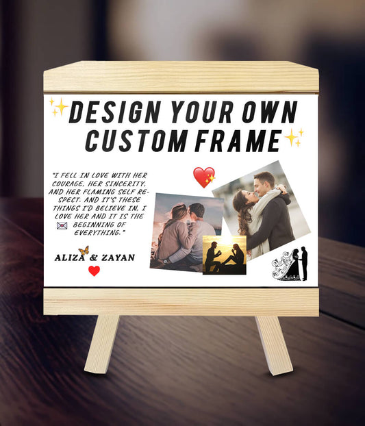 Resin Photo Frame (Customizable)