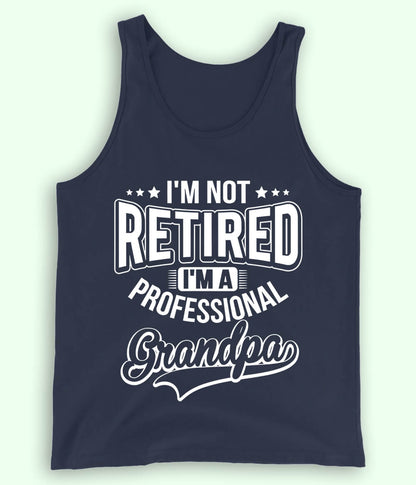 Navy Retired Grandfather Tanktop