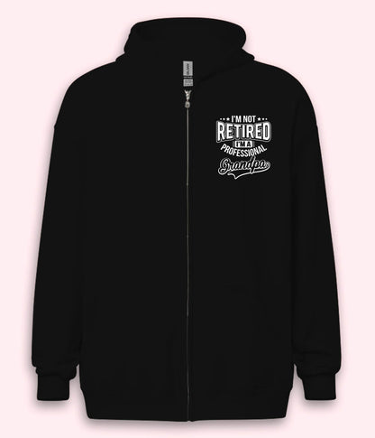 Retired Grandfather Zipper Hoodie