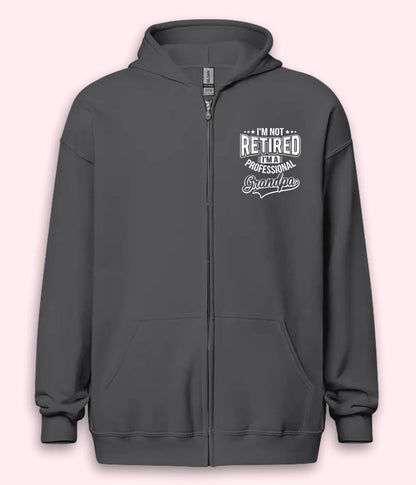 Retired Grandfather Zipper Hoodie