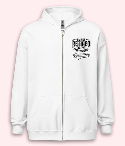 Retired Grandfather Zipper Hoodie