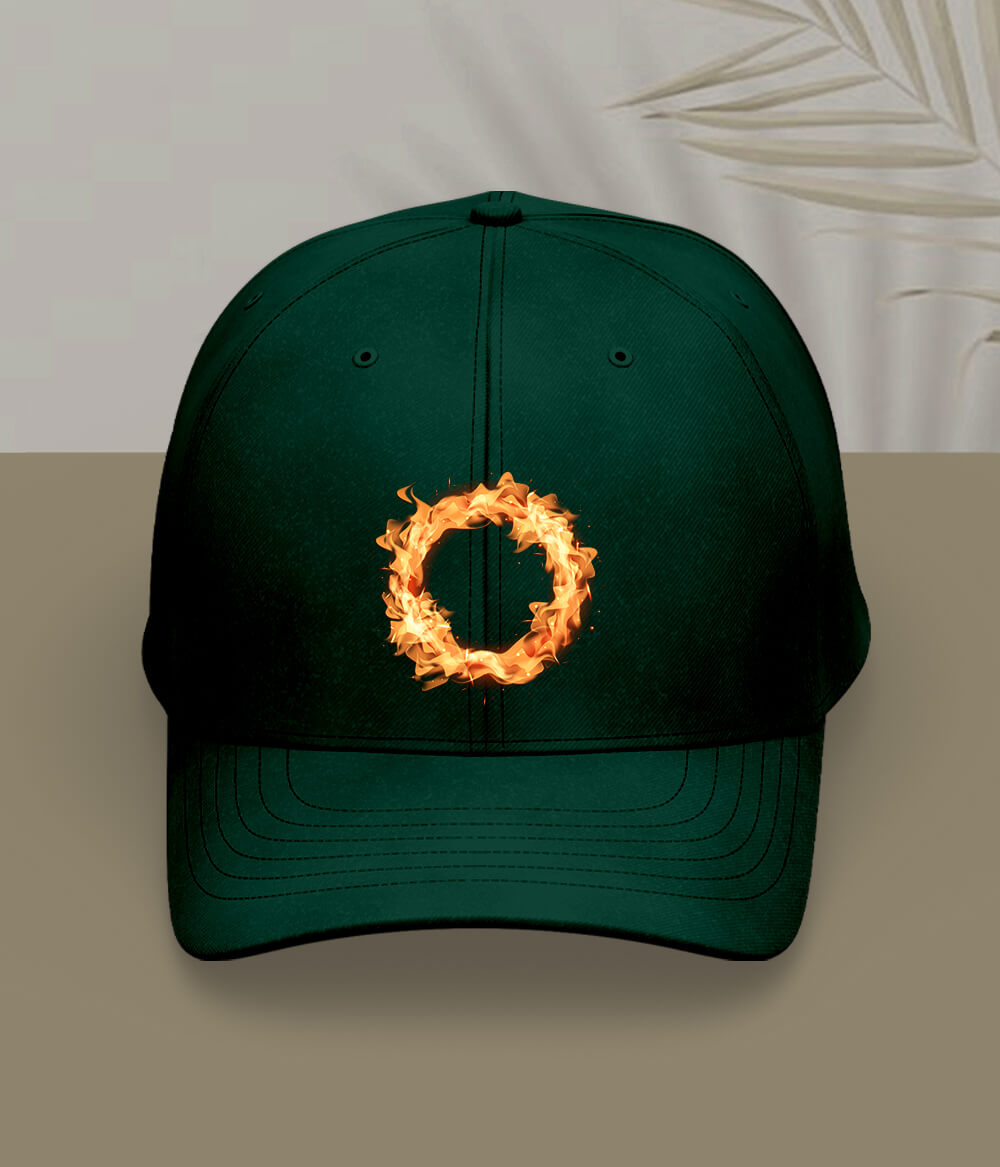 Green Ring of Fire Cap