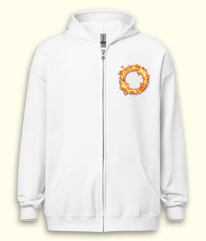 Ring of Fire Zipper Hoodie (Unisex)